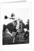 Young woman on phony pony, ca. 1940 by Anonymous