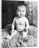 One year old baby girl portrait, ca. 1919. by Anonymous