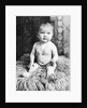 One year old baby girl portrait, ca. 1919. by Anonymous