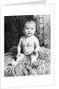 One year old baby girl portrait, ca. 1919. by Anonymous