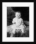 Baby girl portrait, ca. 1928. by Anonymous