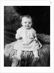Baby girl portrait, ca. 1928. by Anonymous