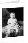 Baby girl portrait, ca. 1928. by Anonymous