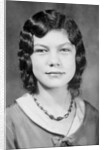School girl portrait, ca. 1932 by Anonymous