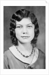 School girl portrait, ca. 1932 by Anonymous