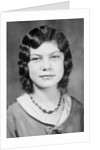 School girl portrait, ca. 1932 by Anonymous