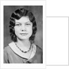 School girl portrait, ca. 1932 by Anonymous