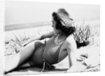 Young woman at the beach, ca. 1938 by Anonymous