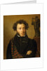 Portrait of A. S. Pushkin by Orest Adamovich Kiprensky