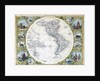 Map of the Western Hemisphere by John Tallis