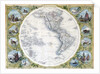 Map of the Western Hemisphere by John Tallis