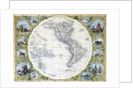 Map of the Western Hemisphere by John Tallis