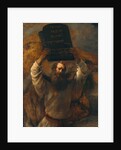 Moses with the Ten Commandments by Rembrandt van Rijn
