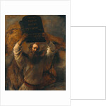Moses with the Ten Commandments by Rembrandt van Rijn