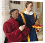 Etienne Chevalier with St. Stephen by Jean Fouquet