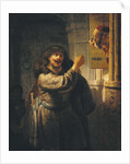 Samson Threatening His Father-in-Law by Rembrandt van Rijn