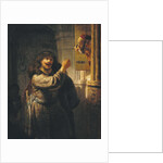 Samson Threatening His Father-in-Law by Rembrandt van Rijn
