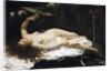 Woman with a Parrot by Gustave Courbet