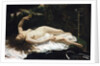 Woman with a Parrot by Gustave Courbet