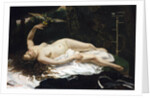 Woman with a Parrot by Gustave Courbet