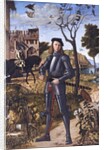 Young Knight in a Landscape (Portrait of a Knight) by Vittore Carpaccio