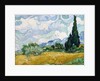 Wheat Field with Cypresses by Vincent Van Gogh