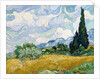 Wheat Field with Cypresses by Vincent Van Gogh