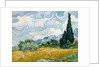 Wheat Field with Cypresses by Vincent Van Gogh