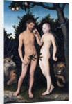 Adam and Eve in Paradise (The Fall) by Lucas Cranach the Elder