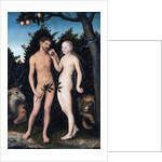 Adam and Eve in Paradise (The Fall) by Lucas Cranach the Elder