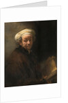 Self-Portrait as the Apostle Paul by Rembrandt van Rijn