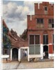 The Little Street (View of Houses in Delft) by Johannes Vermeer