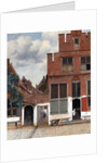The Little Street (View of Houses in Delft) by Johannes Vermeer