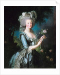 Marie-Antoinette with a Rose by Elisabeth Vigee-Lebrun