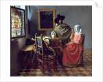 The Glass of Wine by Johannes Vermeer