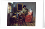 The Glass of Wine by Johannes Vermeer