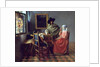 The Glass of Wine by Johannes Vermeer