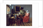 The Glass of Wine by Johannes Vermeer