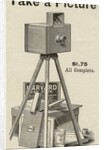 Victorian advertisement for Harvard camera by Anonymous