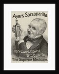Ayer's Sarsaparilla advertisement by Anonymous