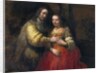 Portrait of a Couple as Figures from the Old Testament (The Jewish Bride) by Rembrandt van Rijn