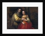 Portrait of a Couple as Figures from the Old Testament (The Jewish Bride) by Rembrandt van Rijn