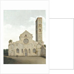 The West Facade of the Church of Saint Mary in Utrecht by Pieter Saenredam
