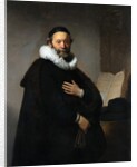Portrait of Johannes Wtenbogaert, Remonstrant Minister by Rembrandt van Rijn