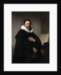 Portrait of Johannes Wtenbogaert, Remonstrant Minister by Rembrandt van Rijn