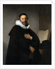 Portrait of Johannes Wtenbogaert, Remonstrant Minister by Rembrandt van Rijn