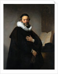 Portrait of Johannes Wtenbogaert, Remonstrant Minister by Rembrandt van Rijn