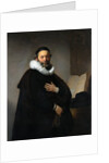 Portrait of Johannes Wtenbogaert, Remonstrant Minister by Rembrandt van Rijn