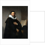 Portrait of Johannes Wtenbogaert, Remonstrant Minister by Rembrandt van Rijn