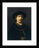 Self-Portrait with a Hat and Two Chains by Rembrandt van Rijn
